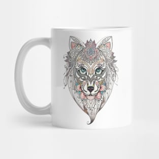 Wolf Mandala Mug